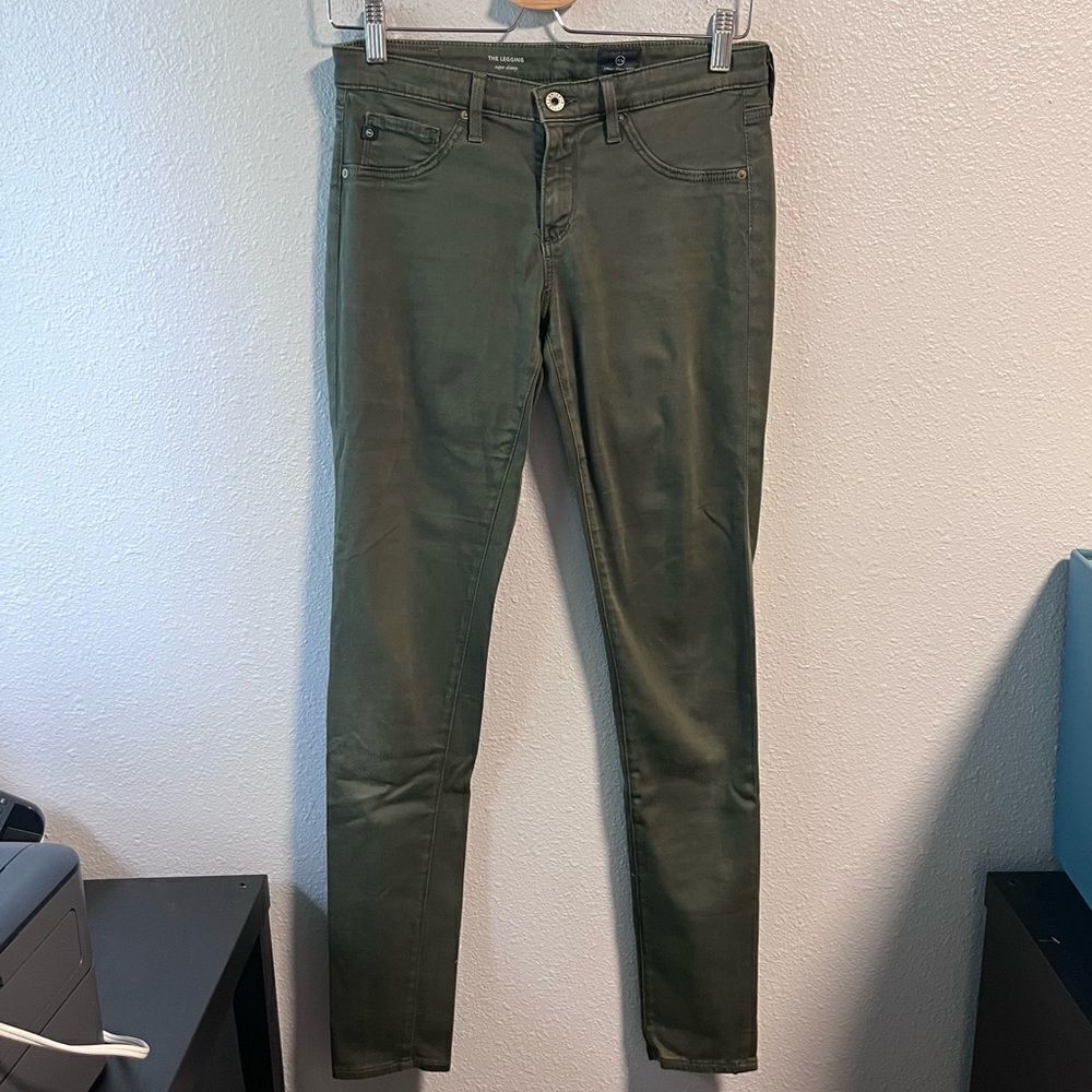 AG The Legging Skinny Olive Jean